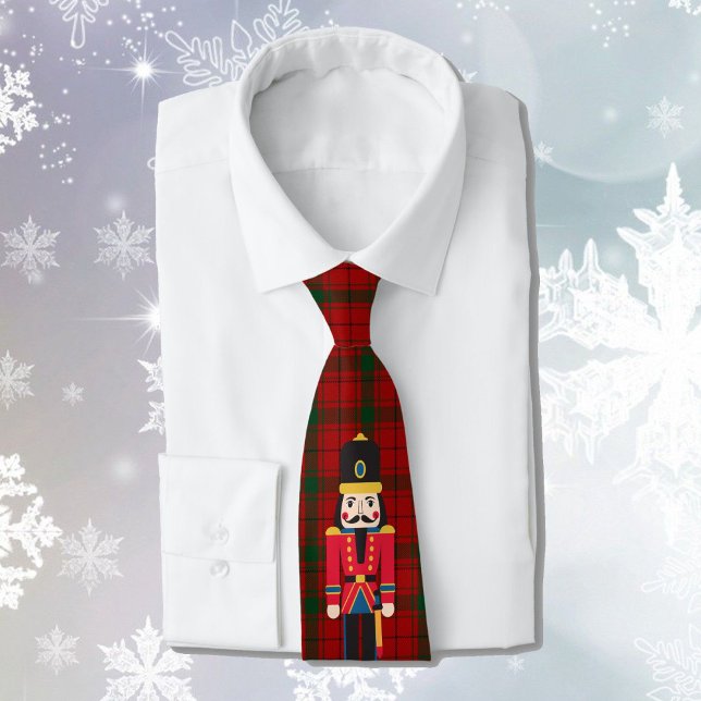 Nutcracker Christmas Gift Stocking Stuffer Men's Tie (Creator Uploaded)