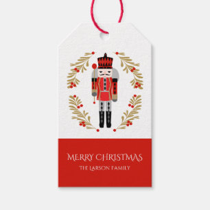 Nutcracker Christmas Gift Tags