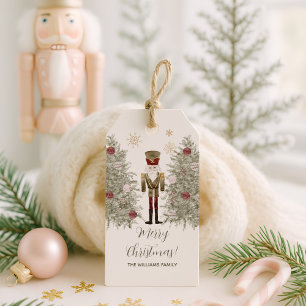 Nutcracker Christmas Gift Tags
