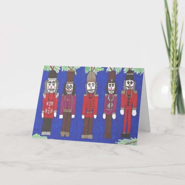 Nutcracker Christmas Holiday Card (Front)
