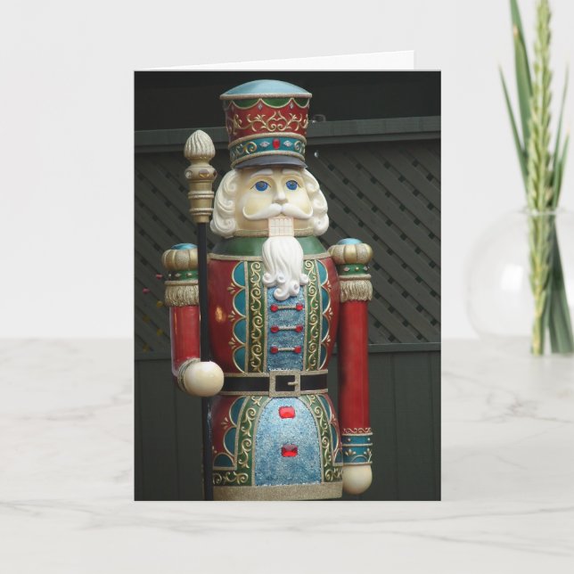 Nutcracker Christmas Holiday Card (Front)