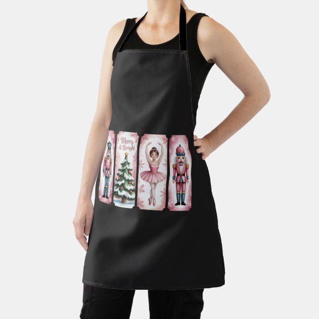Nutcracker Christmas Holiday Party Gift Festive  Apron (Insitu)