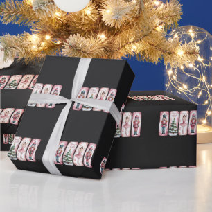 Nutcracker Christmas Holiday Party Gift Festive Wrapping Paper