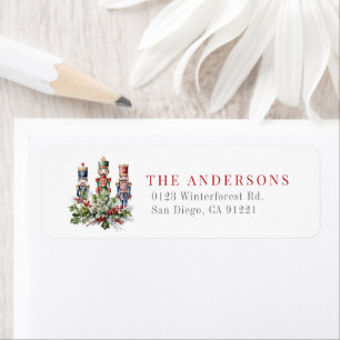 Nutcracker Christmas Holiday Return Address Label