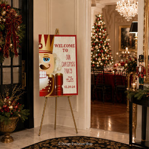Nutcracker Christmas Holiday Welcome Sign