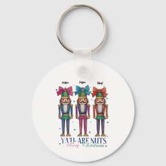 Nutcracker Christmas Key Ring