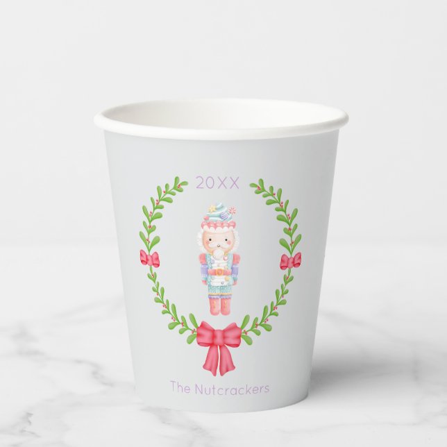 Nutcracker Christmas  Paper Cups (Front)