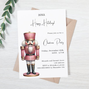 Nutcracker Christmas Party Invitation