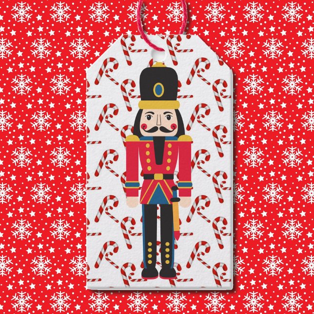 Nutcracker Christmas Personalise Gift Tag (Creator Uploaded)