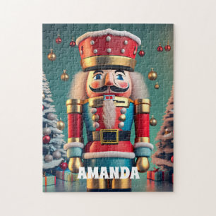 Nutcracker Christmas Personalised Kids Jigsaw Puzzle