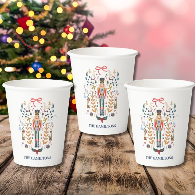 Nutcracker Christmas Personalised Paper cup (Creator Uploaded)