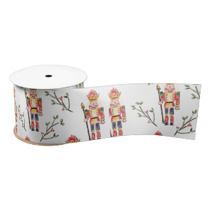 Nutcracker Christmas Satin Ribbon