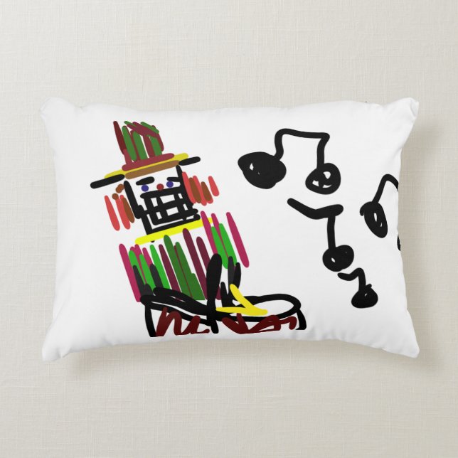 Nutcracker Christmas sing  Decorative Cushion (Front)