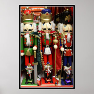 Nutcracker Christmas Soldiers Poster