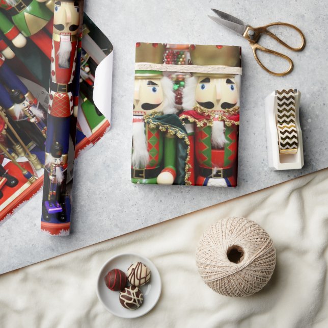 Nutcracker Christmas Soldiers Wrapping Paper (Crafts)