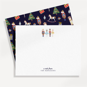 Nutcracker Christmas Stationery Note Card