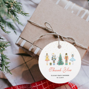Nutcracker Christmas Thank You Favour Tags