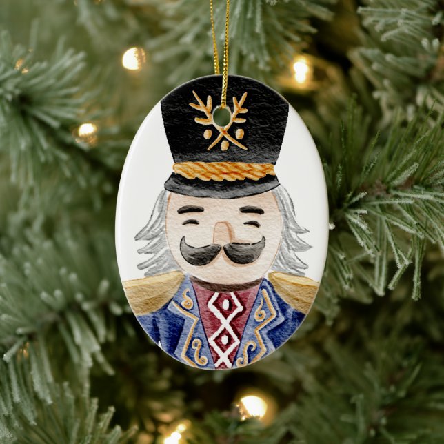 Nutcracker Christmas Tree Ceramic ornament (Tree)