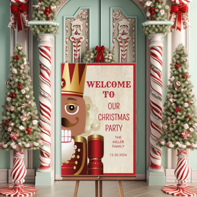 Nutcracker Christmas Welcome Sign Poster (Creator Uploaded)