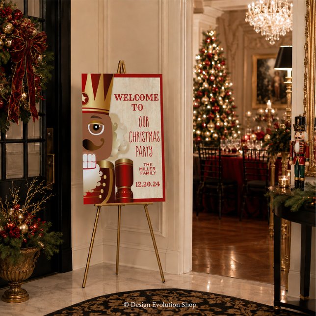 Nutcracker Christmas Welcome Sign Poster (Creator Uploaded)