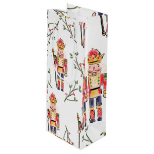 Nutcracker Christmas  Wine Gift Bag