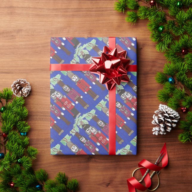 Nutcracker Christmas Wrapping Paper (Holiday Gift)