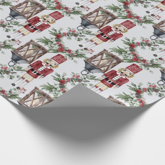 Nutcracker Christmas Wrapping Paper for Kids