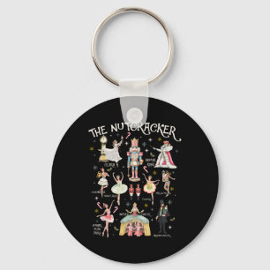 Nutcracker Christmas Xmas Family Matching Pajamas Key Ring