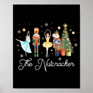 Nutcracker Christmas Xmas Family Matching Pajamas  Poster