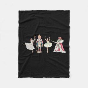 Nutcracker Christmas Xmas Family Matching Pyjamas  Fleece Blanket