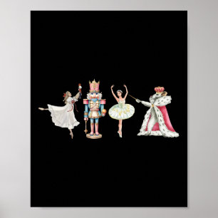 Nutcracker Christmas Xmas Family Matching Pyjamas Poster