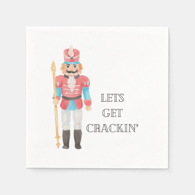 Nutcracker Cocktail Napkin (Front)