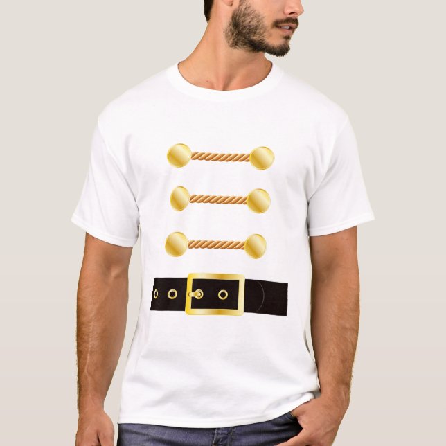 Nutcracker Costume Uniform Matching Toy Soldier  T-Shirt (Front)