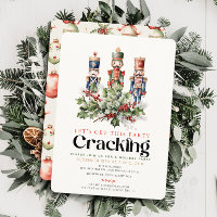 Nutcracker Cracking Christmas Holiday Party
