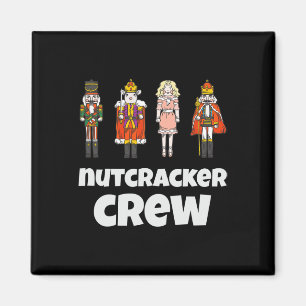 Nutcracker Crew Family Matching Xmas Boys Men Sant Magnet
