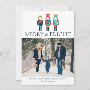Nutcracker Custom Photo Holiday Card