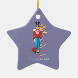 Nutcracker Dance Ballet Performance Congratulation Ceramic Ornament