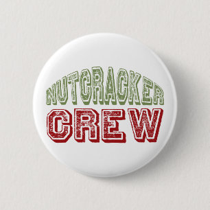 Nutcracker Dance Crew Design for Christmas 6 Cm Round Badge