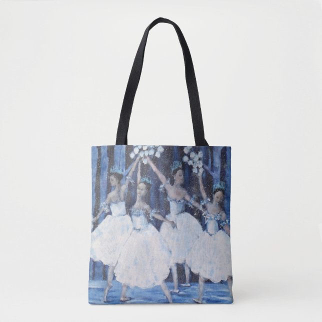 Nutcracker Dancer of the Snowflakes Tote Bag (Front)