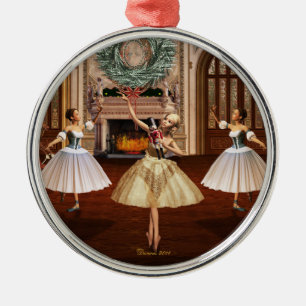 Nutcracker Dancing Ballerinas Ornaments