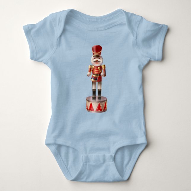 Nutcracker Dog Soldier Baby Bodysuit (Front)