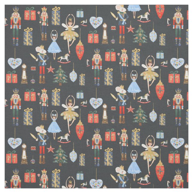 Nutcracker Fabric Dark (Swatch)