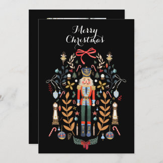 Nutcracker Family Photo Christmas Card