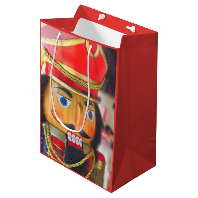 Nutcracker figures medium gift bag (Front Angled)