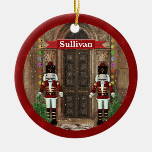 Nutcracker First Christmas Home Custom Ornament (Front)