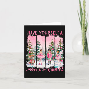 Nutcracker Friends Snow Globe Nk Coquette Bow Chri Card