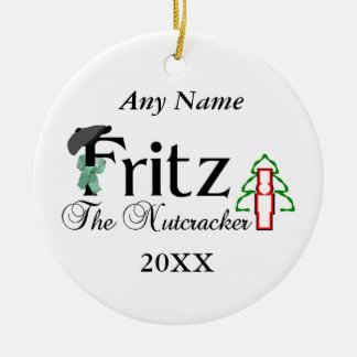 Nutcracker Fritz Ceramic Tree Decoration