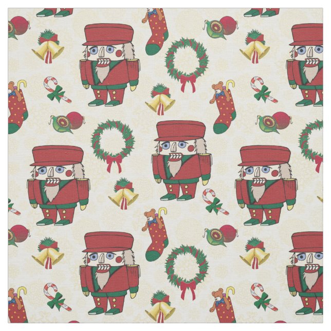 Nutcracker Holiday Christmas Fabric (Swatch)