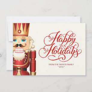 Nutcracker Holiday Christmas Party Greeting Card
