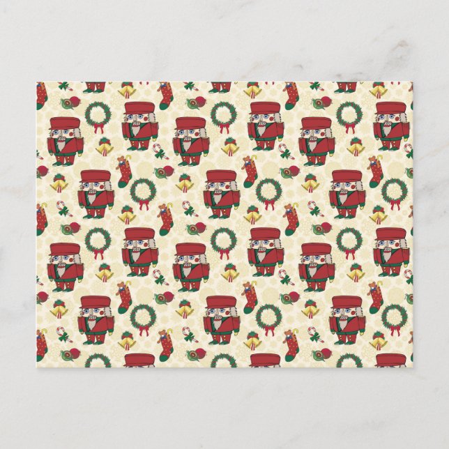 Nutcracker Holiday Christmas Postcard (Front)